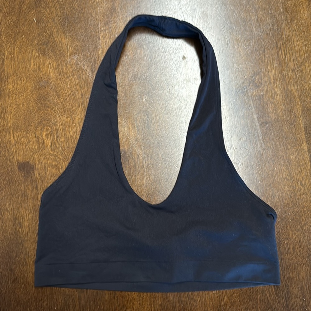 Free People Intimately Clean Lines Halter Bralettes + Ribbed Open Back Bralette - Picture 4 of 8